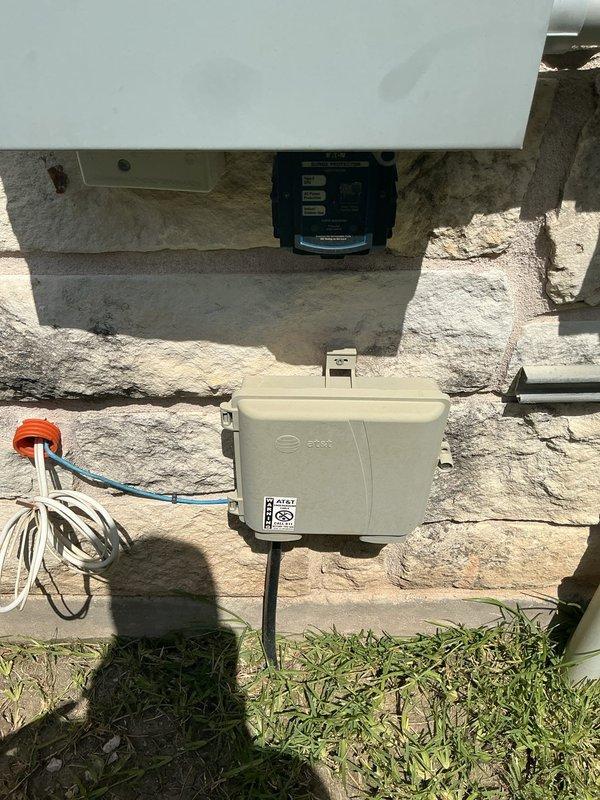 Removed and installed two customer-supplied ceiling fans at 10-foot ceiling height utilizing existing power supply, ceiling fan boxes, and structural bracing. Installed switches included in ceiling fan kits to provide independent fan control. Verified proper electrical connections, tested fan operation and switch functionality, and confirmed secure mounting at elevated ceiling height. All work completed in 9-year-old residential property with existing garage panel showing no issues during installation.