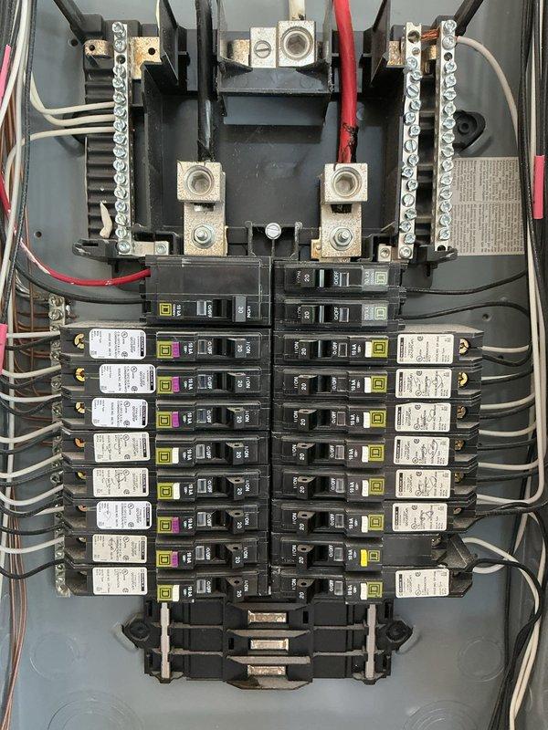 Responded to service call for non-functioning ceiling fan and two dead electrical outlets in residential property. Upon arrival, accessed main electrical panel to diagnose power distribution issues affecting multiple circuits. Conducted thorough inspection of circuit breakers, identifying tripped or faulty breaker controlling affected zones. Reset breaker and verified proper connection of all electrical components within panel. Tested ceiling fan circuit and both outlet circuits to confirm power restoration. All affected fixtures and outlets restored to full operation. Verified proper breaker labeling and panel directory accuracy for future reference.