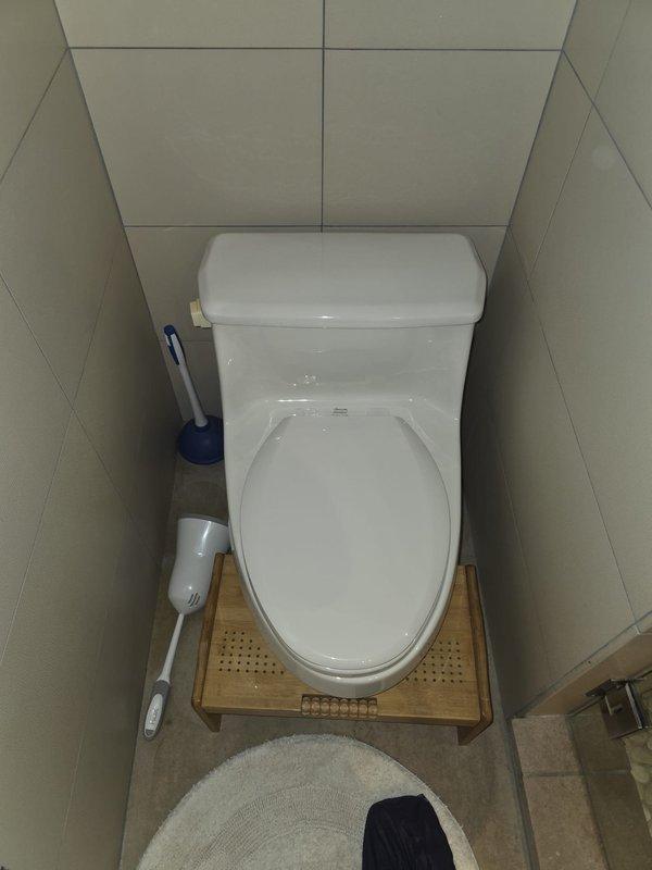 Responded to guest bathroom with toilet running continuously and producing loud squeaking noise. Inspected 19-year-old toilet fixture with water supply already shut off at angle stop valve. Diagnosed faulty fill valve assembly causing constant water flow and ballcock mechanism creating squeaking sound. Replaced complete fill valve assembly and flapper to restore proper operation. Tested flush cycle multiple times to verify silent operation and proper shut-off. Addressed bathroom sink issue during same visit, ensuring all fixtures functioning correctly before departure.