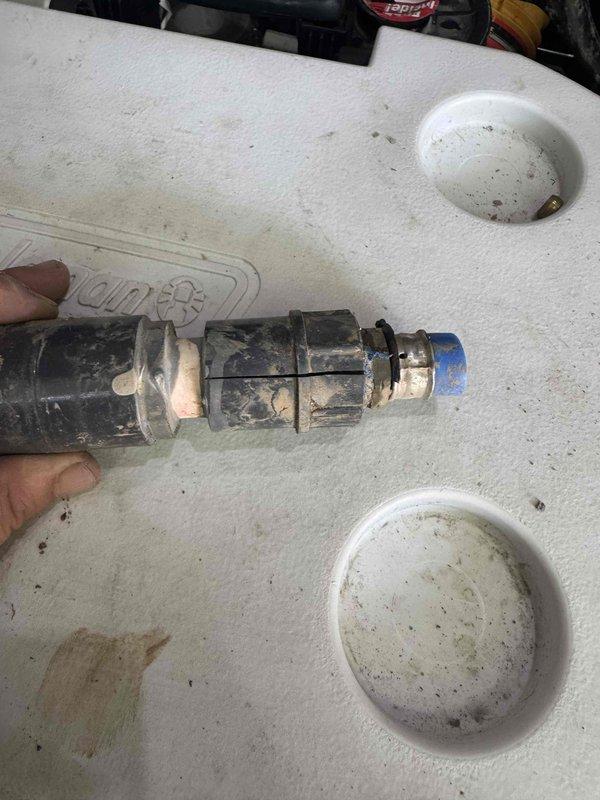 Responded to return service call for recurring leak at outdoor water shutoff valve. Upon inspection, found valve box flooded with standing water and corroded fittings indicating ongoing leak at main shutoff assembly. Replaced entire shutoff valve assembly including gate valve, fittings, and connections. Excavated and cleared debris from valve box, removed sediment buildup, and installed new valve hardware. Tested system for proper operation and verified no active leaks at completion.