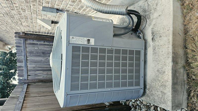 Performed diagnostic follow-up on 1.5-year-old HVAC system located in attic of 2,122 square foot residential property. Previous maintenance visit encountered difficulty obtaining accurate system readings, prompting secondary technician evaluation. Conducted comprehensive system inspection of condensing unit and air handler components. Visually inspected outdoor condenser unit, verified proper clearances, checked refrigerant line connections, and examined electrical conduit routing. Assessed ventilation grilles and airflow pathways at air handler location. System requires further diagnostic assessment to identify source of irregular readings encountered during prior service visit.