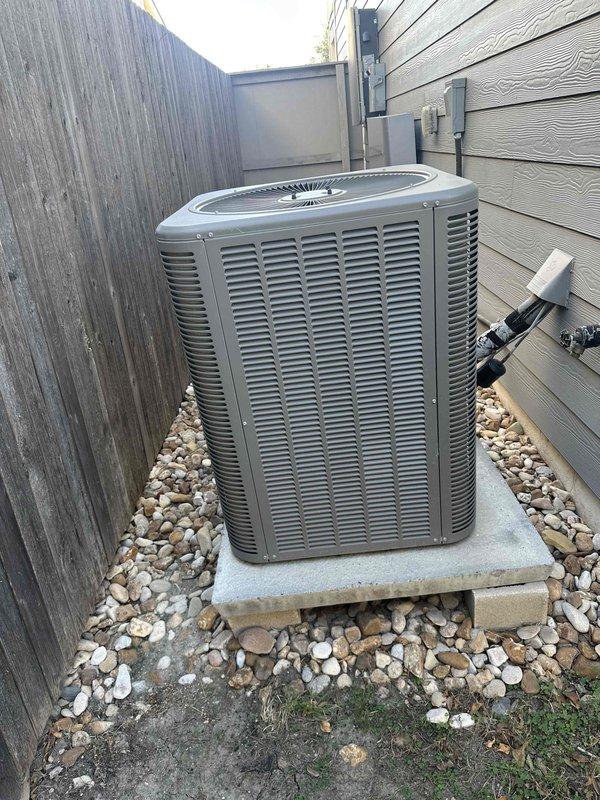 Performed a comprehensive maintenance inspection on a 6-year-old gas furnace and split-system condenser. Inspected the furnace cabinet, draft inducer assembly, pressure switch, gas valve, flue connection, and control wiring, and verified all components were intact and in serviceable condition. Examined the outdoor condenser unit, pad, and insulated refrigerant line set; found no signs of frost, rust, or damage, and the system is operating properly with no issues identified.