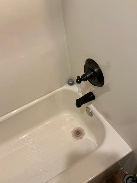 I replaced the cartridge in the guest bathroom&rsquo;s shower valve. It is working properly at this time.