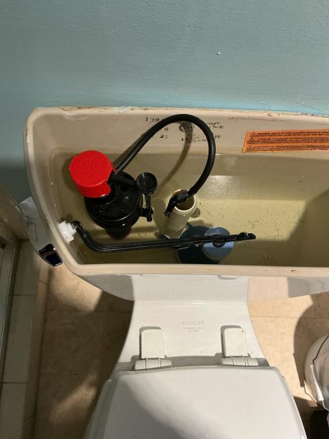 Delray Beach, FL - I rebuilt the toilet in the first floor bathroom. Then installed a customer supplied fill valve in the upstairs guest bathroom toilet. Then replaced the cartridge in the master bathroom shower valve.