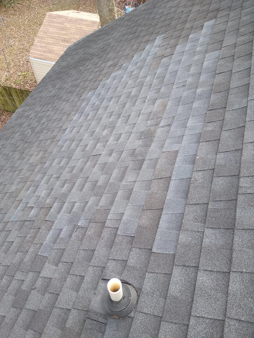Norfolk, VA - Roof repair hole on roof deck Norfolk, VA - Roof repair hole on roof deck