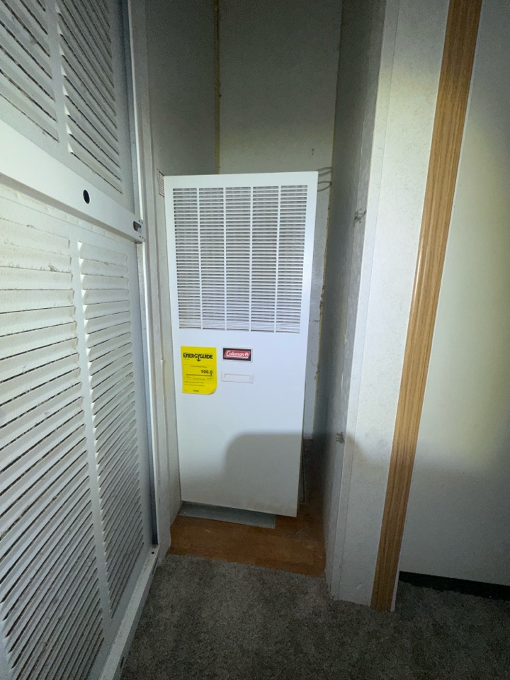 Preformed a preventative maintenance on a Coleman air conditioner 