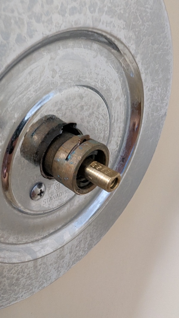 was a pleasure replacing this customer's shower valve cartridge