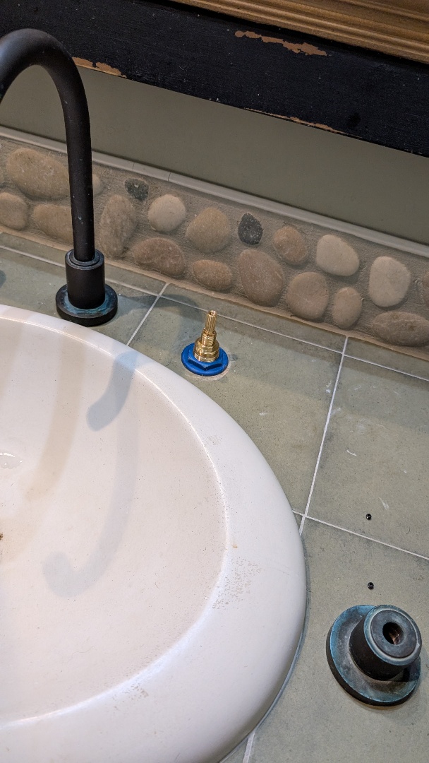 It was a pleasure replacing this customer's cartridges on their bathroom faucet