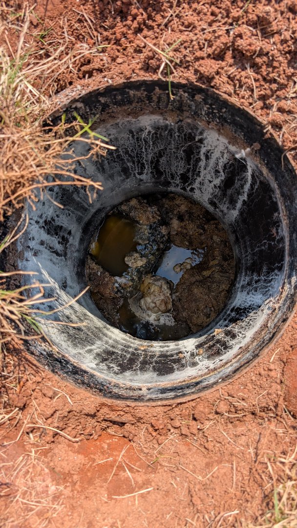 It was a pleasure getting this septic tank uncovered