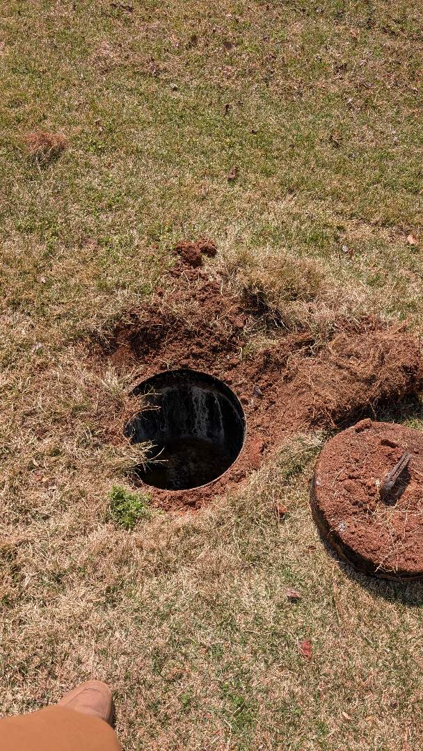 It was a pleasure getting this septic tank uncovered