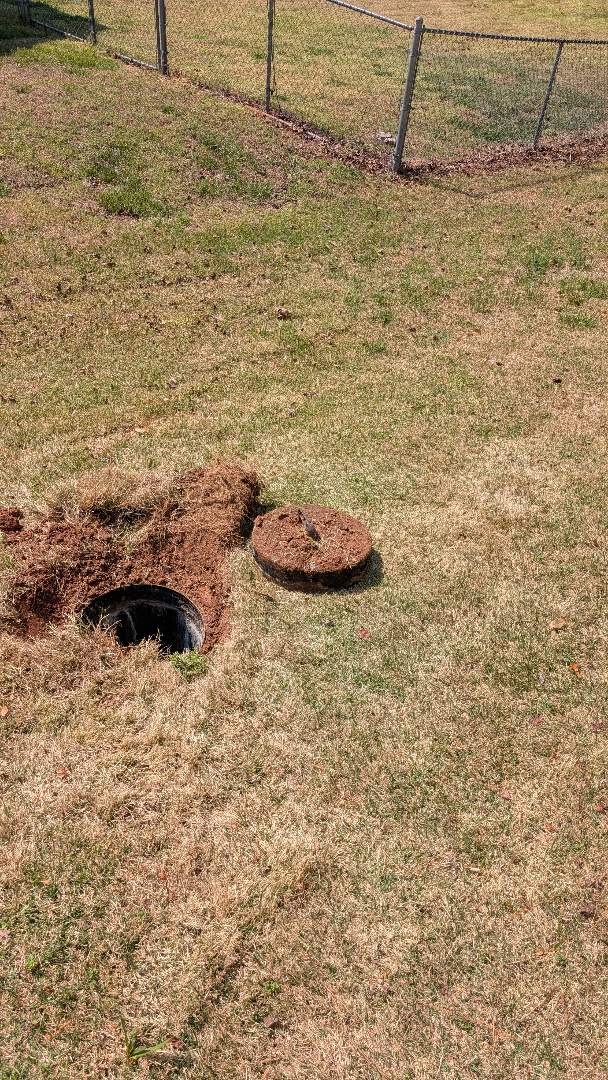 It was a pleasure getting this septic tank uncovered