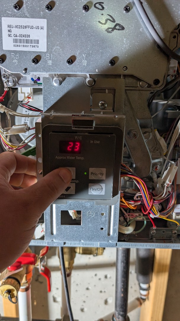 It was a pleasure diagnosing this tankless unit