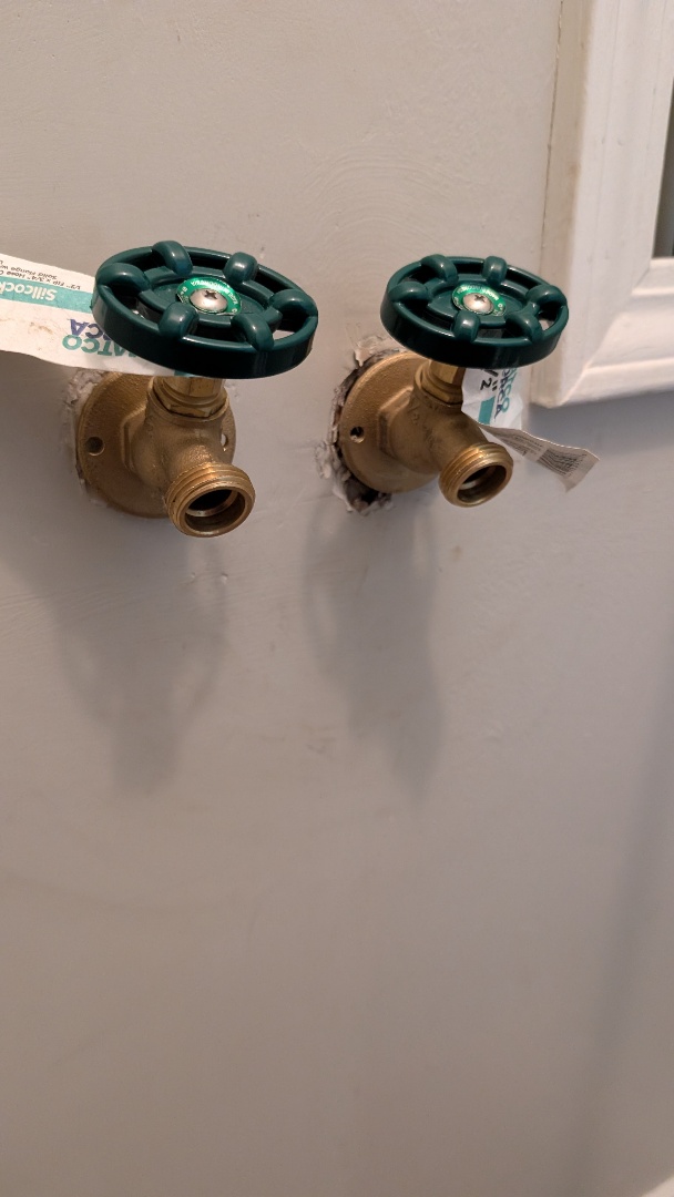 It was a pleasure getting these boiler drain replaced for this washing machine setup