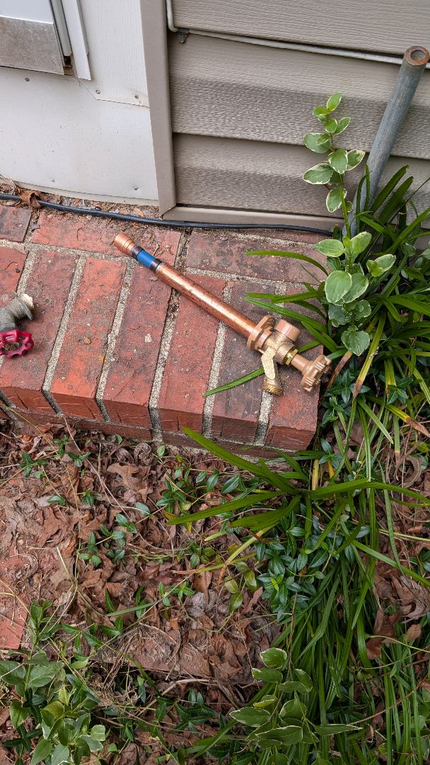 It was a pleasure replacing this customer's hose bib as well as performing a home inspection
