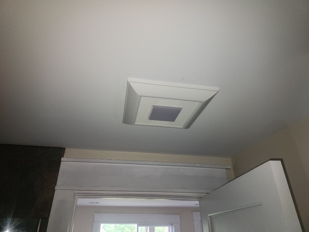 Updating to new bathroom fans and timer switches. 