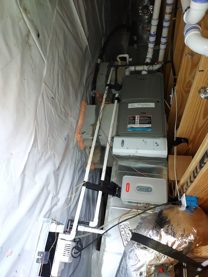 Lennox split AC, whole house two zones. 
Found system frozen at arrival. Reason. Was because the upstairs damper had malfunctioned and was stuck close even though it was calling to run. 
I thawed the system and replaced the damper. Tested, and ac is now working very well. 
Also opened the manual dampers in the attic for each room.  Another contractor at some point had came and closed 2/3 of all the supply Air upstairs.  Lennox split AC, whole house two zones. 
Found system frozen at arrival. Reason. Was because the upstairs damper had malfunctioned and was stuck close even though it was calling to run. 
I thawed the system and replaced the damper. Tested, and ac is now working very well. 
Also opened the manual dampers in the attic for each room.  Another contractor at some point had came and closed 2/3 of all the supply Air upstairs.