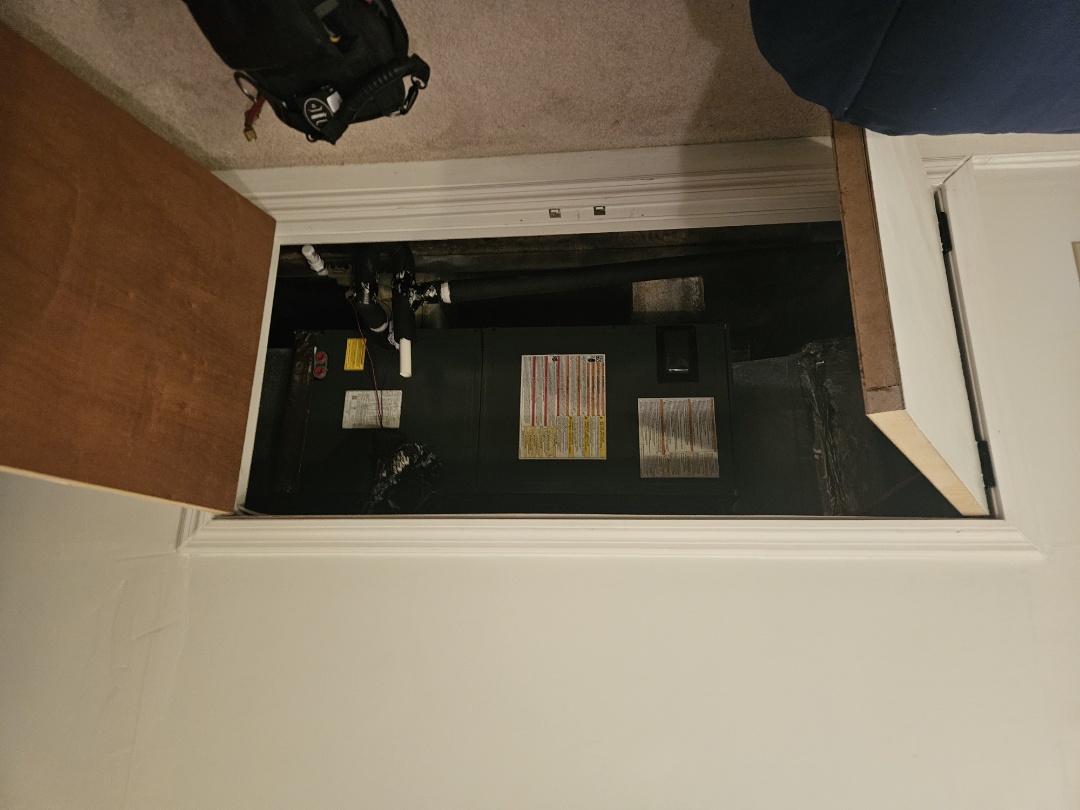 Goodman split heat pump, whole house system.  2 floors, one thermostat. 

at arrival, thermostat was blank. low voltage fuse was blown inside of air handler.  traced issue down to a shorted contactor for the auxiliary heat strips. contactor relay was melted. 

replaced the contactor and tested the heat. system is now working properly. 

recommend our HVAC Protection Pledge to clean and maintain the system twice a year for best performance and to keep any warranty valid
