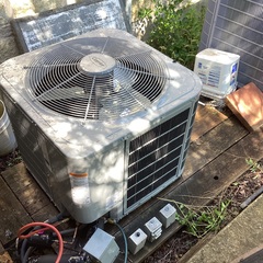 Removed old carrier green speed equipment and installed new carrier heat pump system. 