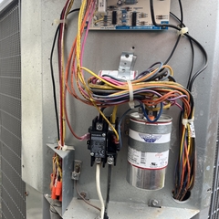 Residential HVAC repair.