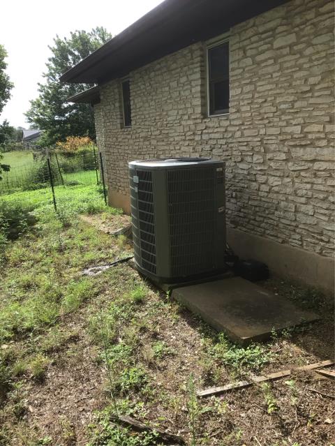 Inspection and maintenance on a Trane unit