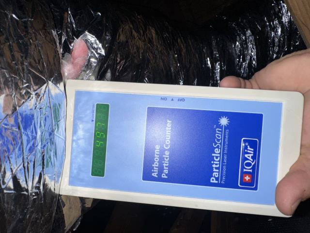 Indoor Air Quality testing. 
