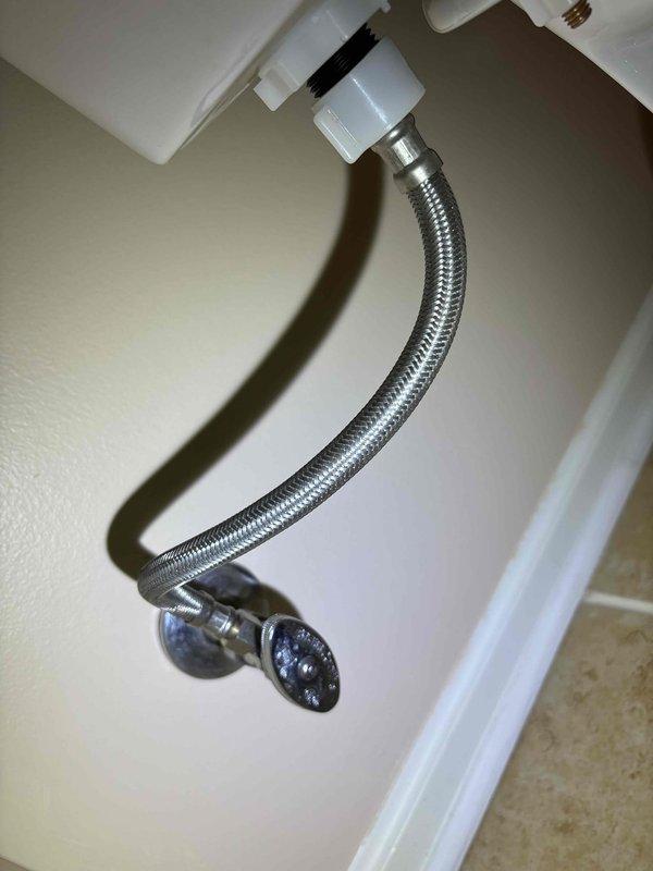 Responded to service call for toilet not filling properly. Inspected water supply line and fill valve assembly, then replaced faulty ball valve/flapper mechanism. Verified proper water flow and tank filling operation before completing the service.