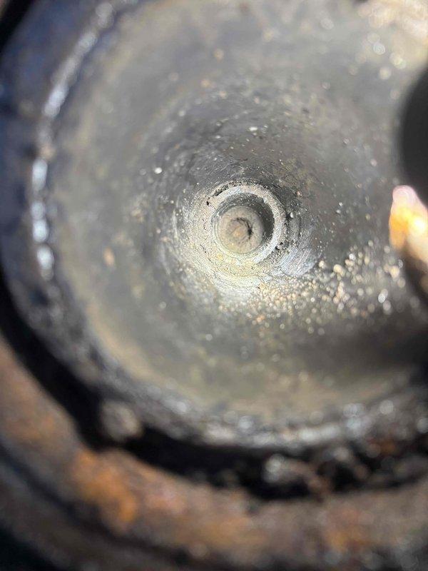 Installed new 3/4" residential water meter set after inspection revealed significant internal buildup and corrosion in the existing piping system. Completed full installation of brass fittings and copper connections to ensure proper water flow and measurement. Advised customer about contacting city authorities for water shut-off at street level if they choose to replace the city-side shut-off valve of the meter.