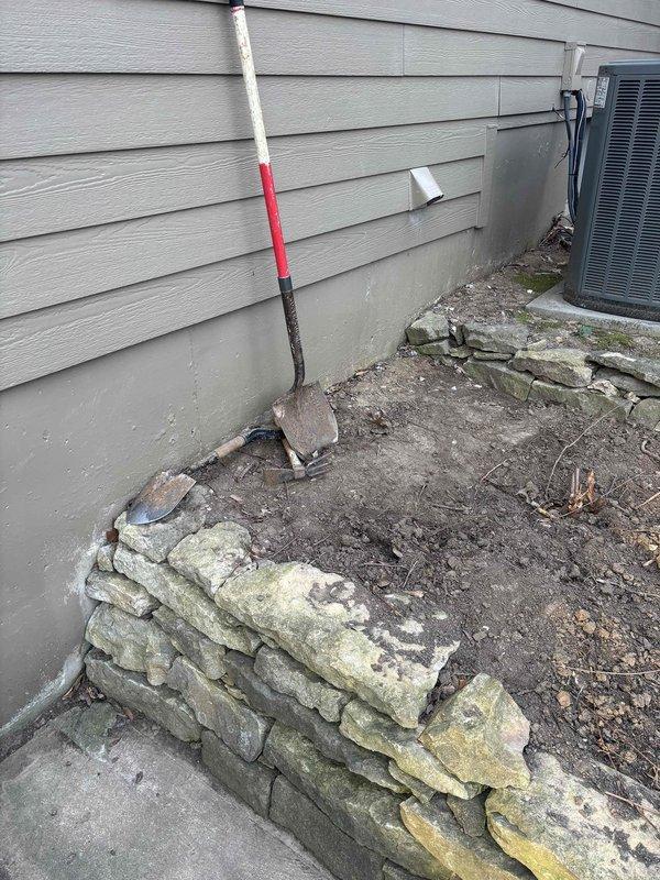 # Plumbing Install - Piping Service Report

Excavated approximately 10 feet of sewer line at a depth of 2 feet to access and remove a blocked and damaged section of pipe. Replaced the compromised section with new PVC piping, connecting it to existing sound piping at the structure and toward the sewer main using approved shielded flexible couplings. Installed an exterior cleanout for future access and maintenance, then backfilled and compacted the excavated area to restore grade stability.
