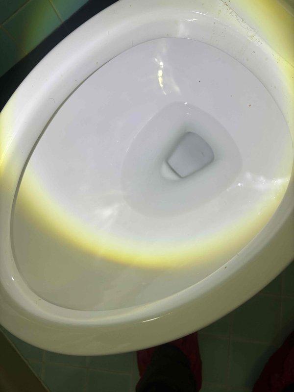 Responded to callback for main level hallway toilet that continued to run and cycle intermittently. Upon inspection, found deteriorated fill valve assembly with corroded internal components and mineral buildup causing improper shutoff. Replaced faulty fill valve mechanism and tested flush cycle to verify proper operation and water level control.