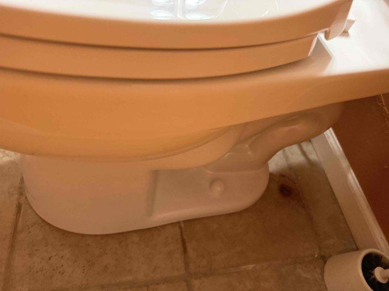 Completed installation of customer-supplied toilet in upstairs primary bathroom. Removed existing fixture, installed new toilet with proper wax ring seal and floor bolts, connected water supply line, and tested for proper operation and leaks. All connections secured and fixture functioning correctly upon completion.