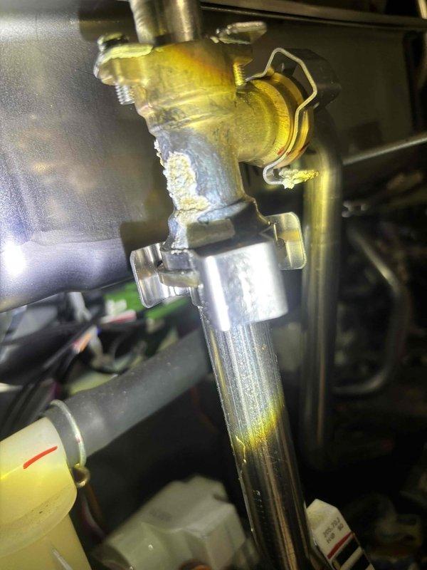 Responded to a same-day plumbing service call to address water flow and fixture operation concerns. Inspected bathroom sink faucet assembly and verified proper water flow and drainage function. During comprehensive system evaluation, identified frost accumulation on brass valve fitting and associated piping in mechanical space, indicating potential temperature differential or insulation issue requiring monitoring. Documented conditions with photographic evidence for service records. All plumbing fixtures operating within normal parameters at time of inspection.