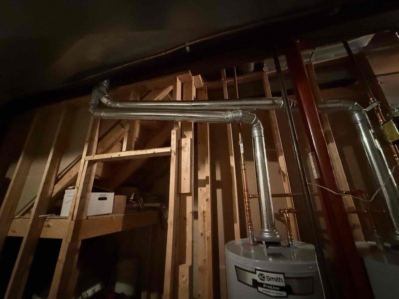 Responded to service call for toilet connector replacements in three restrooms. Installed three new Fluidmaster fill valves and metal supply line connectors to restore proper function to all affected toilets. Additionally, installed a Moen flow device as requested to enhance water efficiency throughout the home's plumbing system.