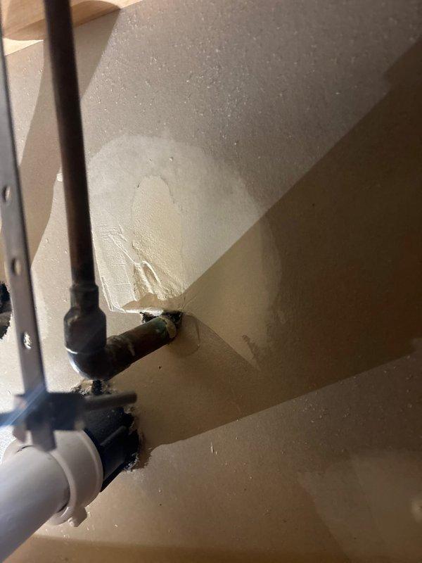 Completed bathroom faucet installation using customer-supplied chrome single-handle fixture with curved spout. Removed existing faucet, installed new unit with proper mounting and supply line connections, and verified proper drainage and water flow operation with no leaks detected.