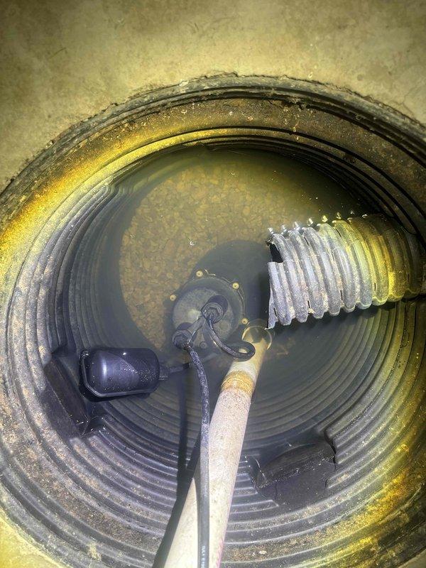 Responded to service call for shower head installation or replacement. Upon arrival, accessed plumbing infrastructure through attic crawl space to evaluate water supply lines and connections. Inspected existing plumbing framework, structural supports, and insulation materials to ensure proper access to shower valve assembly. Successfully completed shower head installation, verified water flow and pressure, and tested for leaks. Also performed inspection of sump pump system in basement area, confirming pump operation and discharge line functionality. All plumbing fixtures tested and operating within normal parameters upon completion.