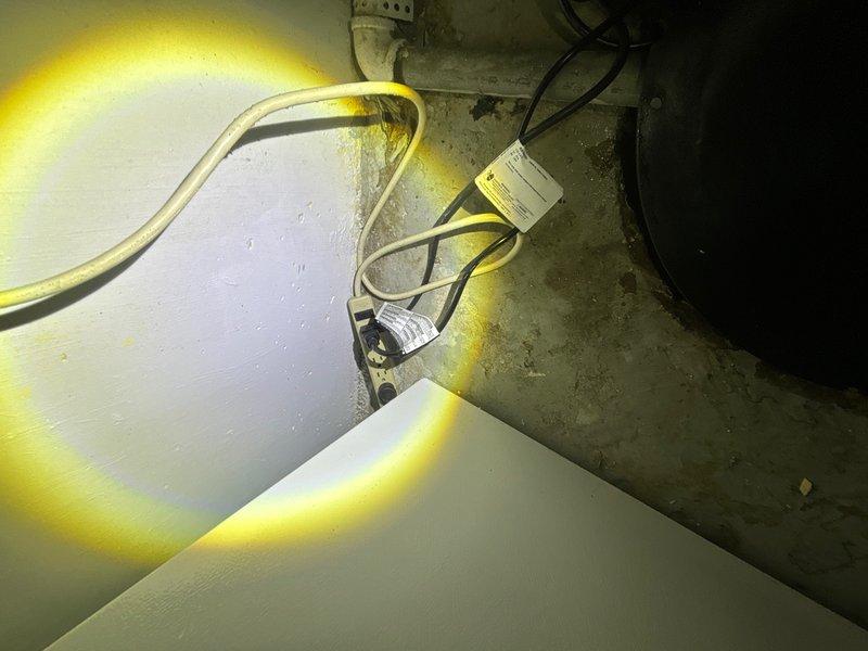 Installed customer-supplied sump pump in basement utility area, connecting discharge piping and electrical components to ensure proper drainage system operation. Basin was positioned in concrete floor with PVC discharge line routed appropriately, and pump was tested to verify functionality and water removal capacity. All connections were secured and system confirmed operational upon completion.