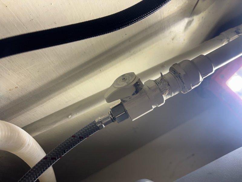 Successfully installed customer-supplied kitchen faucet, including removal of existing fixture and connection of new unit to existing water supply lines. Verified proper hot and cold water supply connections using flexible braided supply lines, tested shutoff valves for proper operation, and confirmed leak-free installation with full water pressure testing.