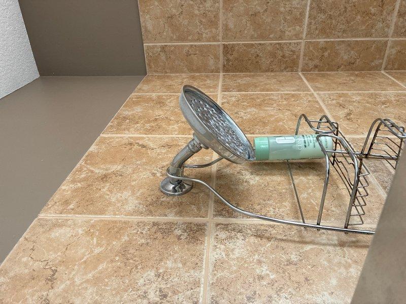 Completed complimentary plumbing inspection of bathroom fixtures including jetted bathtub and handheld shower assembly. Documented existing conditions of all plumbing components, verifying jet functionality, drain operation, and spray head connections for future reference and maintenance planning.