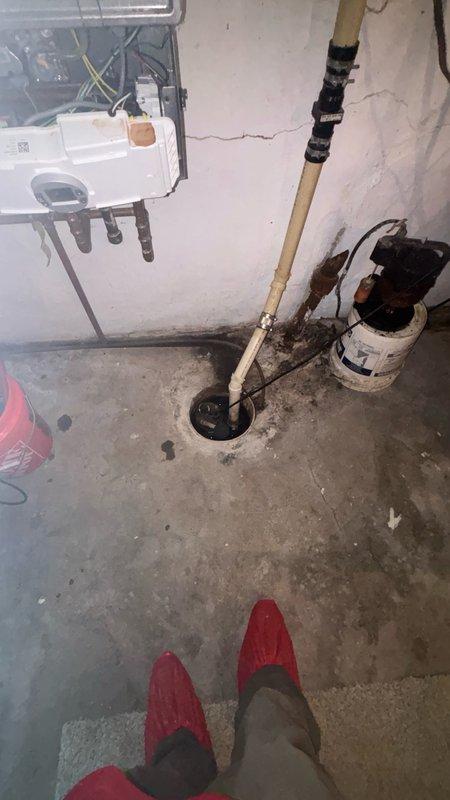 Performed tankless water heater maintenance flush in basement utility area. Completed descaling procedure to remove mineral buildup and ensure optimal system performance and efficiency. Unit serviced and returned to normal operation.