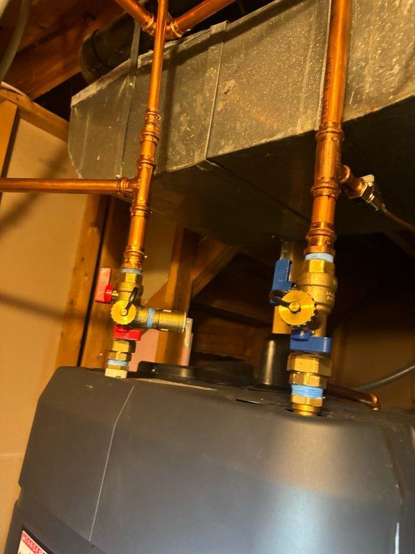 Responded to no-power condition on tanked water heater in basement. Upon arrival, inspected electrical connections and control systems on unit. Verified proper gas supply line configuration with shutoff valves operational. Tested power supply to unit, checked thermostat settings, and confirmed all safety mechanisms were functioning correctly. Restored power to water heater and verified proper ignition sequence and heating operation before departure.