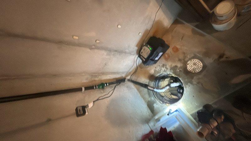 Installed a dual sump pump system featuring a 1/2 HP energy-efficient permanent split capacitor (PSC) primary pump with a capacity of 4,400 GPH at 0 ft. lift and 3,540 GPH at 10 ft. lift, along with a backup pump system rated at 2,500 GPH at 0 ft. lift and 1,850 GPH at 10 ft. lift. Mounted and wired the pump assembly with digital monitoring equipment to track system performance and ensure proper operation. Completed all electrical connections, verified pump cycling and discharge flow rates, and tested the backup system to confirm automatic activation in the event of primary pump failure.
