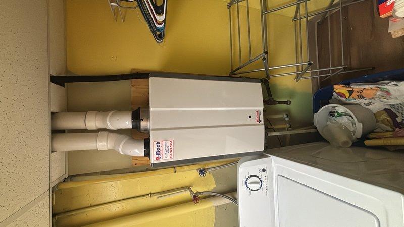Responded to complaint of basement drain backing up occasionally. Upon arrival, inspected basement area and identified drainage system. Evaluated water heater installation and surrounding plumbing infrastructure including PVC drainage lines. Assessed moisture conditions on walls indicating potential drainage issues or condensation problems. Cleared blockage from basement drain line to restore proper flow and prevent future backup occurrences. Tested drainage system to confirm proper operation and adequate flow rate through all fixtures.