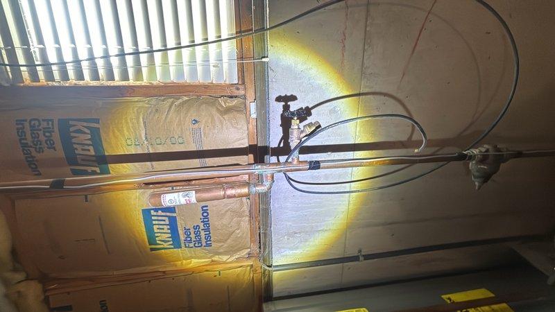 Completed preventive plumbing maintenance inspection and successfully installed two new faucets on the main level. Accessed crawl space and attic areas to verify proper copper supply line connections, shut-off valve functionality, and confirm no leaks present at installation points.