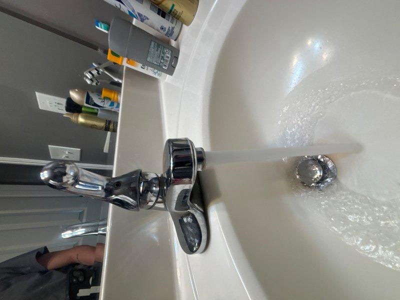 Completed comprehensive whole-home plumbing inspection at customer's request with no prior reported issues. Thoroughly examined all accessible plumbing fixtures, water supply lines, drain systems, and visible piping throughout the residence. Inspected bathroom sink with single-handle chrome faucet, verified proper water flow and drainage function, and checked drain stopper operation. Evaluated bathtub and shower assembly including chrome fixtures, control valve, tub spout, overflow plate, and drain components for proper operation and potential leaks. All fixtures tested under normal operating conditions, with no deficiencies, leaks, or concerns identified during the inspection.
