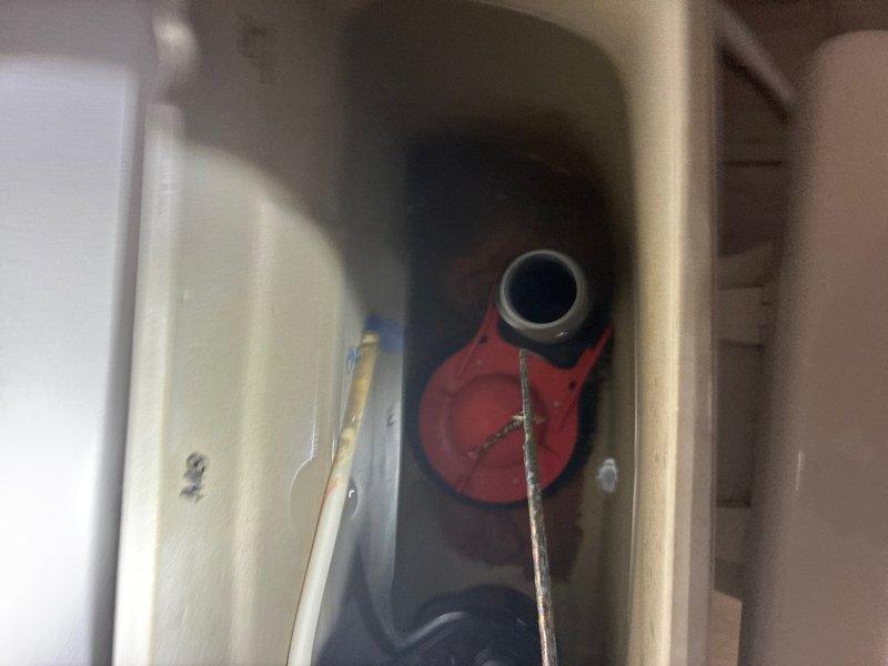 Completed comprehensive whole home plumbing inspection examining all accessible fixtures and components. Inspected toilet tank mechanism including flush valve assembly, flapper condition, and chain connection, confirming proper operation. Evaluated under-sink plumbing infrastructure including P-trap configuration, PVC drainage connections, supply line valves, and structural support mounting, verifying all components are functioning without visible leaks or deficiencies.