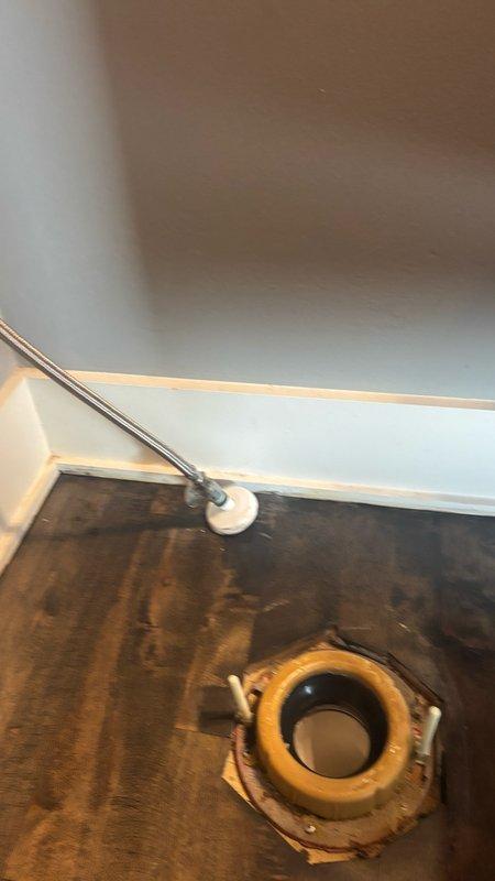Completed installation of two customer-supplied toilets in residential property. First unit installed on second floor bathroom with proper mounting, wax ring seal, and water supply connection verified for leak-free operation. Second unit installed in basement location following same installation protocol. Both fixtures tested for proper flushing function, water fill levels adjusted, and all connections inspected to ensure code compliance and optimal performance.