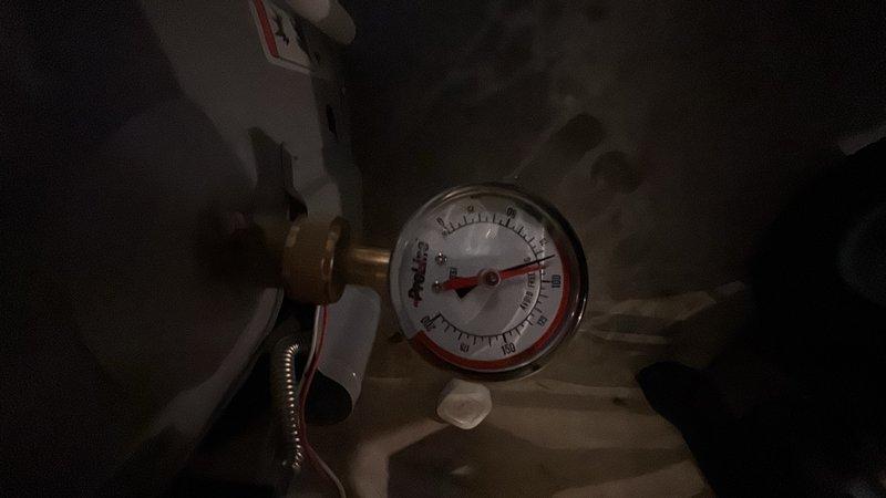Completed comprehensive whole home plumbing inspection of residential property, examining all accessible water supply lines, drain systems, and plumbing fixtures throughout the structure. Inspected basement utility area including copper piping configurations, shut-off valves, and connections for proper installation and signs of leakage or corrosion. Documented system pressure readings and overall condition of visible plumbing infrastructure with photographic evidence for homeowner records.