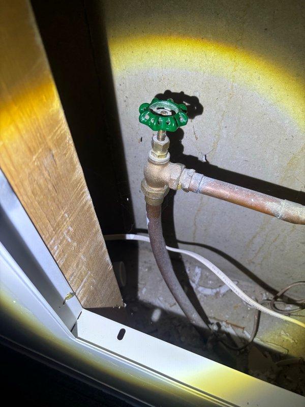 Completed routine plumbing maintenance inspection and evaluated existing toilet installation in residential bathroom for potential replacement. Inspected toilet tank components including float valve mechanism and flush handle assembly, examined water supply line connections and shut-off valve operation, and documented current plumbing configuration. Provided replacement quote as requested for toilet replacement consideration.