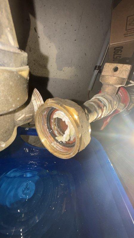 Responded to low water pressure complaint and installed a new 3/4" pressure reducing valve (PRV) to regulate incoming water supply. The PRV was professionally mounted with proper copper connections and fittings, with pressure gauge installed for monitoring and adjustment. System was tested and verified to maintain appropriate water pressure throughout the property.