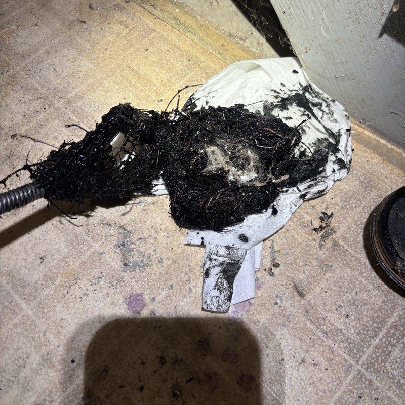 Responded to basement main drain running slow. Successfully cleared blockage in main drain line using mechanical auger snake through cleanout access point. Drain now flowing freely at normal rate. Recommended annual camera scope inspection to monitor drain condition and identify potential issues before they cause backups.
