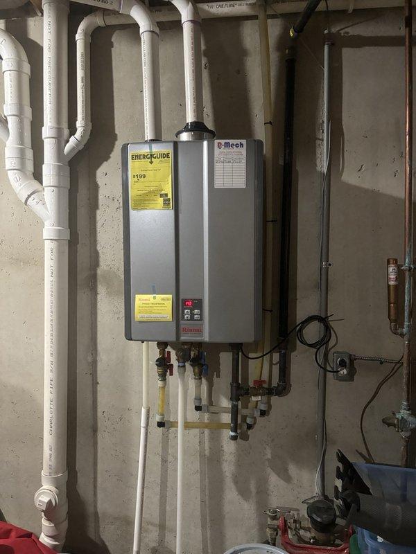 Performed routine maintenance flush on dual tankless gas water heater system. Isolated units using service valves, connected circulation pump and flushing equipment, and ran descaling solution through both heat exchangers to remove mineral buildup and maintain optimal efficiency. Verified proper operation of all connections, tested system pressure, and confirmed units returned to normal function upon completion.